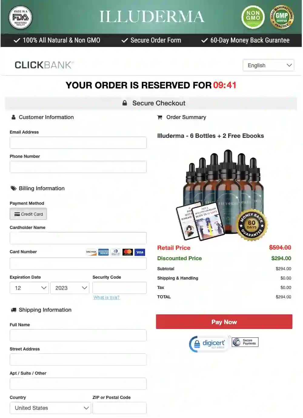 illuderma-order-page-secure-checkout-page