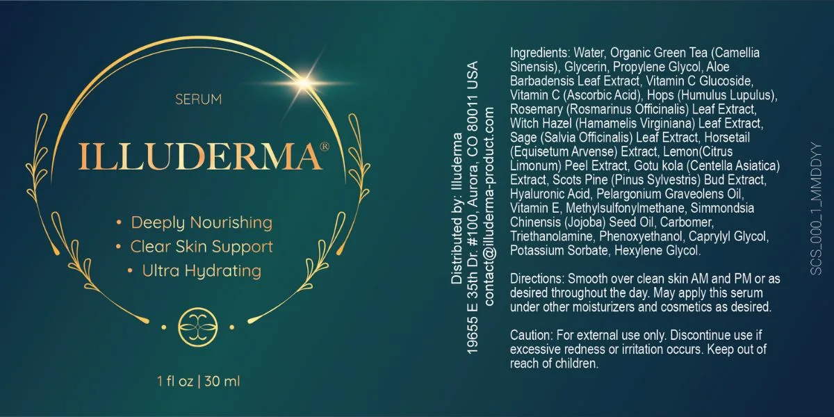 Illuderma-Supplement-ingredients-label